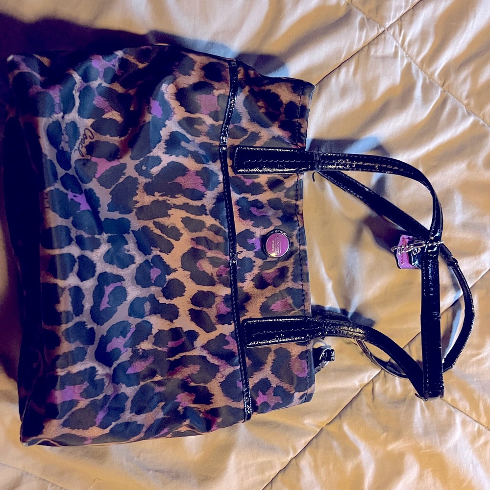 Leopard Coach Purse